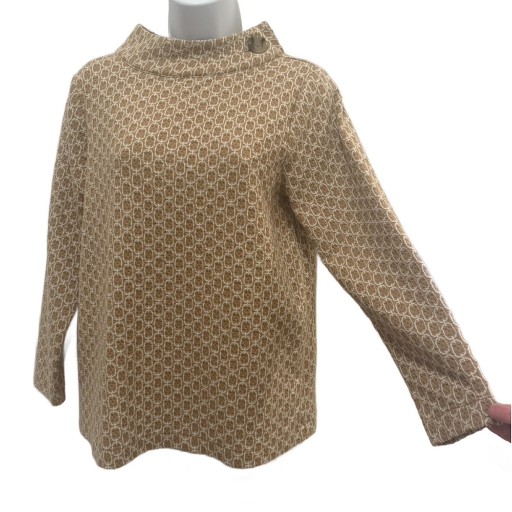 Ann Taylor Tweedy Funnel Neck Sweater/Top. Size small